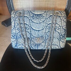 Denim mirror quality  designer shoulder bag